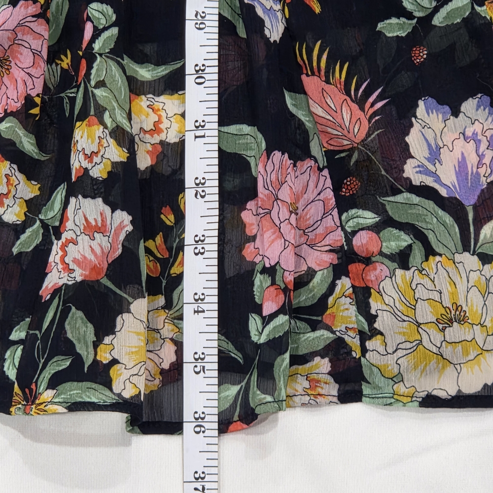Tommy Hilfiger Floral Chiffon Dress Size 4 - Picture 7 of 11